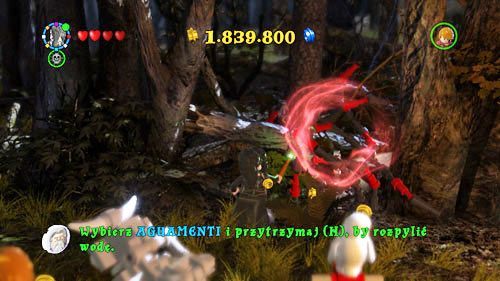 There are two plants in this area that can only be destroyed by black magic - Harry Potter Years 5-7: Tokens - Camp - Tokens - LEGO Harry Potter Years 5-7 Guide