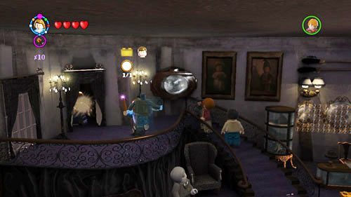 Go to the upper floor, and you will find a student in the locker room on the right - Harry Potter Years 5-7: Students in Peril, part 1 - Other collectibles - LEGO Harry Potter Years 5-7 Guide