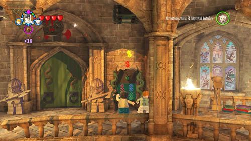 find a closet to the right of the entrance to the Slytherin Dorm - Harry Potter Years 5-7: Students in Peril, part 2 - Other collectibles - LEGO Harry Potter Years 5-7 Guide