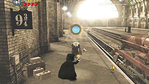 The last place we visit is the platform of nine and three-quarters - Harry Potter Years 5-7: Focus! - Year 5 - LEGO Harry Potter Years 5-7 Guide