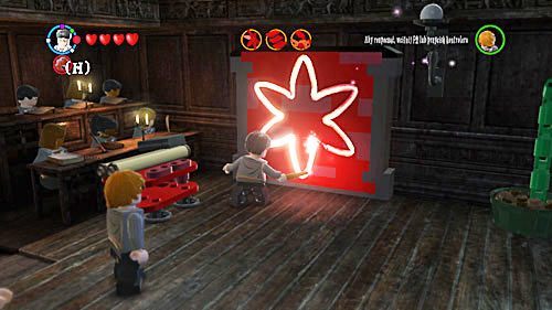 You will get to a lesson during which you have to learn a new spell - Diffindo - Harry Potter Years 5-7: Learn Diffindo - Year 5 - LEGO Harry Potter Years 5-7 Guide