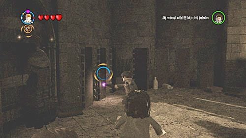 In the next room, you have to shoot a wand at the moving cabinets - Harry Potter Years 5-7: Snapes Memory - Year 5 - LEGO Harry Potter Years 5-7 Guide