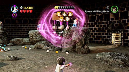 In every case, you have to throw something at Death Eater - Harry Potter Years 5-7: A Veiled Threat - Year 5 - LEGO Harry Potter Years 5-7 Guide