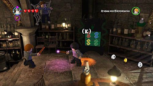 Walk to the end of the hall and solve the snake riddle - Harry Potter Years 5-7: Lesson 3 Draught of Living Death - Year 6 - LEGO Harry Potter Years 5-7 Guide