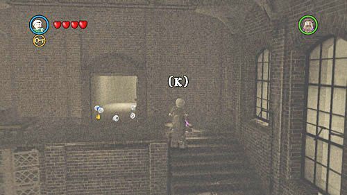 Use Dumbledore to move through the unlocked door - Harry Potter Years 5-7: Visiting little Tom Riddle - Year 6 - LEGO Harry Potter Years 5-7 Guide