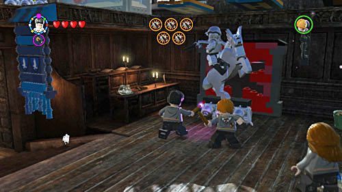 Back at school, follow the Nearly Headless Nick and get to the next lesson - Harry Potter Years 5-7: Lesson 5 - Reducto - Year 6 - LEGO Harry Potter Years 5-7 Guide