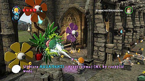 To get to the next adventure, you will have to remove some plants that have blocked one of the passageways - Harry Potter Years 5-7: Love Hurts, part 2 - Year 6 - LEGO Harry Potter Years 5-7 Guide