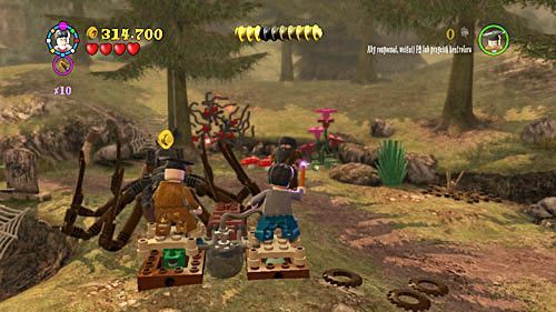 Install it in proper place and jump on one of the platforms - you will pump out the spiders venom - Harry Potter Years 5-7: Felix Felicis - Year 6 - LEGO Harry Potter Years 5-7 Guide