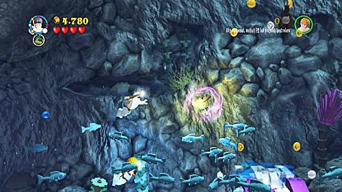 On a rocky ledge you will find a yellow fruit - Harry Potter Years 5-7: Sword and Locket - Year 7 - LEGO Harry Potter Years 5-7 Guide