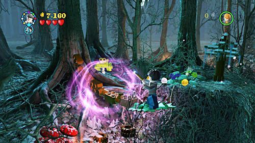 After you get on the branch use the WL spell and jump on the next floor - Harry Potter Years 5-7: Sword and Locket - Year 7 - LEGO Harry Potter Years 5-7 Guide