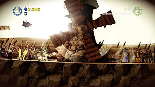 Then you will come across a fan - switch to the second brother and take control over a soul - Harry Potter Years 5-7: Lovegoods Lunacy, part 1 - Year 7 - LEGO Harry Potter Years 5-7 Guide