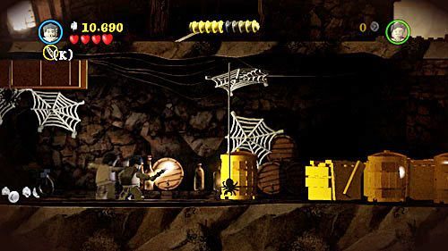 In the dungeon you have to destroy all golden items and build stairs - the story about three brothers will end - Harry Potter Years 5-7: Lovegoods Lunacy, part 2 - Year 7 - LEGO Harry Potter Years 5-7 Guide