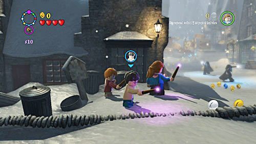 You will get to a town full of death eaters - Harry Potter Years 5-7: Back to School - Year 7 - LEGO Harry Potter Years 5-7 Guide