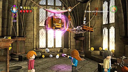 At the very end on the right you will find a pink platform - Harry Potter Years 5-7: Back to School - Year 7 - LEGO Harry Potter Years 5-7 Guide