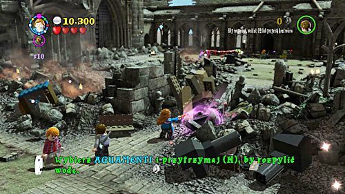 First, you have to go to the fallen stones and pull the cauldron out of the wreckage - Harry Potter Years 5-7: The Flaw in the Plan - Year 7 - LEGO Harry Potter Years 5-7 Guide