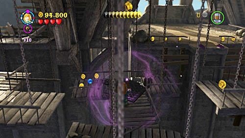 When we get to the next chasm, we jump down and build a ramp - use it to reach the other side - Harry Potter Years 5-7: The Flaw in the Plan - Year 7 - LEGO Harry Potter Years 5-7 Guide