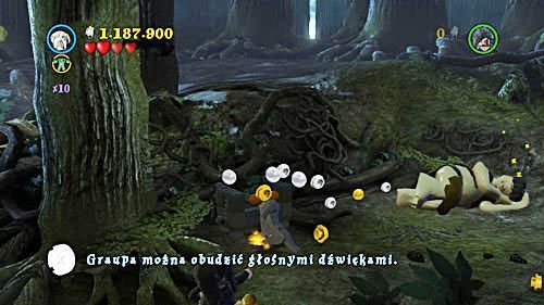 Destroy the object next to the sleeping giant - Harry Potter Years 5-7: A Giant Virtuoso - secrets, collectibles - Year 5 - LEGO Harry Potter Years 5-7 Guide