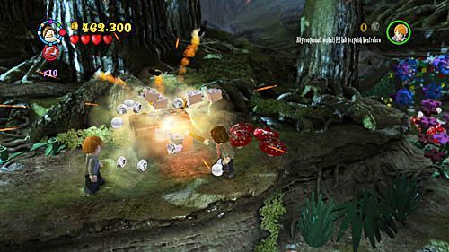 Another crest fragment is in a wooden box locked with a silver lock - Harry Potter Years 5-7: A Giant Virtuoso - secrets, collectibles - Year 5 - LEGO Harry Potter Years 5-7 Guide