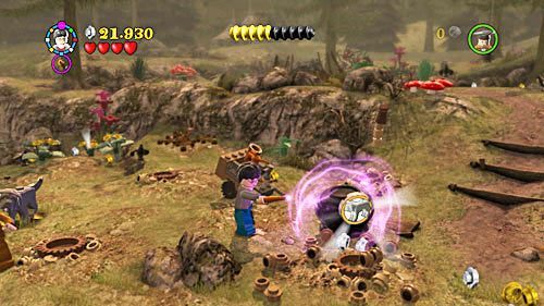 Drive the mole out of all the mounds to receive Fang token - Harry Potter Years 5-7: Felix Felicis - secrets, collectibles - Year 6 - LEGO Harry Potter Years 5-7 Guide