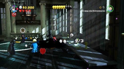 The battle takes place in a room that has a blockade - we cant go through it - Harry Potter Years 5-7: DOBBY - secrets, collectibles - Year 7 - LEGO Harry Potter Years 5-7 Guide