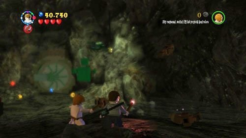 There is a small pond in front of the door with snakes leading to the Chamber of Secrets - notice the fish lying around it - Harry Potter Years 5-7: Burning Bridges - secrets, collectibles - Year 7 - LEGO Harry Potter Years 5-7 Guide