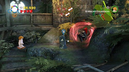 Dont place the last charge on the bridge - Harry Potter Years 5-7: Burning Bridges - secrets, collectibles - Year 7 - LEGO Harry Potter Years 5-7 Guide