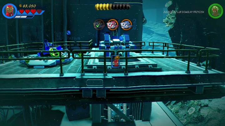 Return to the starting location and enter the second pipe (blue one) - LEGO Marvel 2: Mission 2 - Avengers World Tour Walkthrough - LEGO Marvel 2: Walkthrough - LEGO Marvel Super Heroes 2 Game Guide