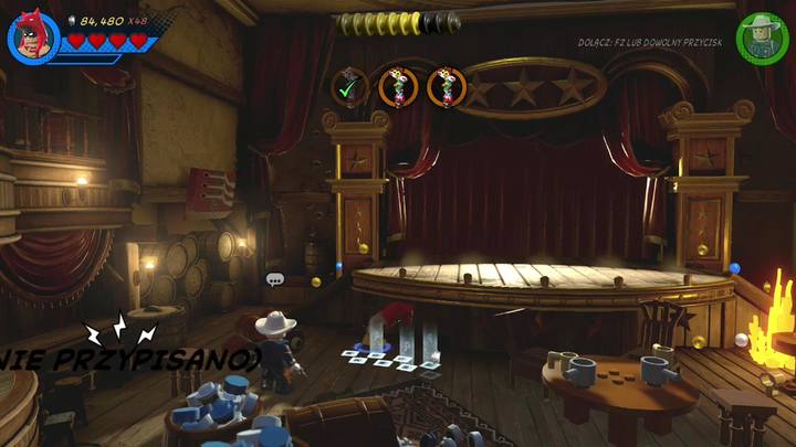 Approach the stage and destroy the totem that stands on the left - LEGO Marvel 2: Mission 5 - Toe-to-Totem - LEGO Marvel 2: Gwenpools missions - LEGO Marvel Super Heroes 2 Game Guide