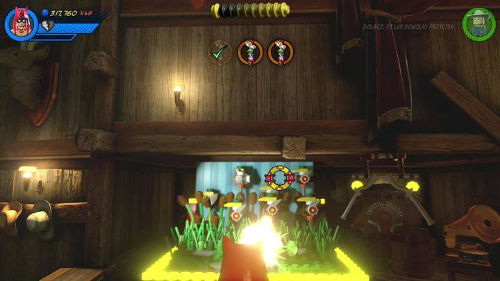 This pink brick can be collected after you put out the fire - LEGO Marvel 2: Mission 5 - Toe-to-Totem - LEGO Marvel 2: Gwenpools missions - LEGO Marvel Super Heroes 2 Game Guide