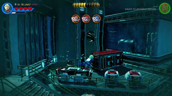 The fifth Minikit is near an entrance with a red pipe - LEGO Marvel 2: Mission 2 - Avengers World Tour Secrets - LEGO Marvel 2: Mission secrets - LEGO Marvel Super Heroes 2 Game Guide