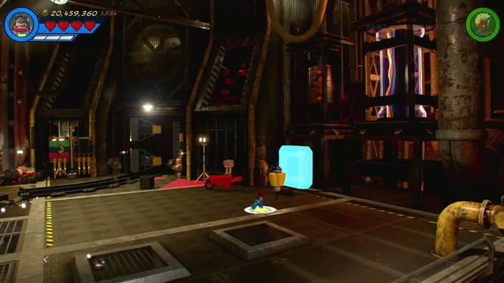 There is a yellow jackhammer at the end of the location - LEGO Marvel 2: Mission 4 - Whats Klaws is Minded Secrets - LEGO Marvel 2: Mission secrets - LEGO Marvel Super Heroes 2 Game Guide