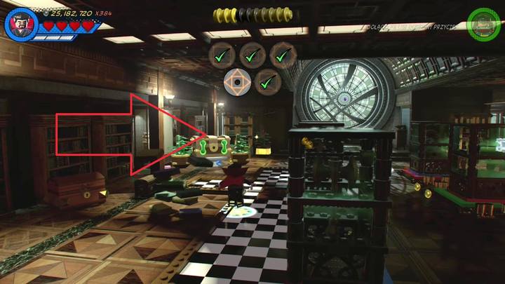 The last card tower is on the first floor - LEGO Marvel 2: Mission 8 - Rune to Maneuver Secrets - LEGO Marvel 2: Mission secrets - LEGO Marvel Super Heroes 2 Game Guide