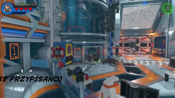 The second minikit is on the first floor - LEGO Marvel 2: Mission 11 - Symbiote surprise Secrets - LEGO Marvel 2: Mission secrets - LEGO Marvel Super Heroes 2 Game Guide