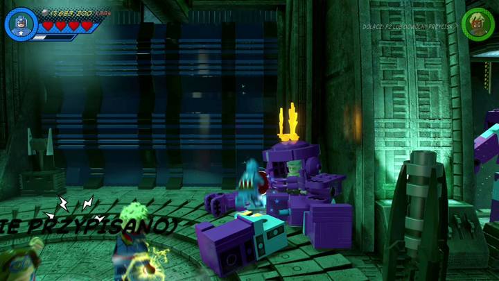 In the second part of the location you can find Stan Lee in Peril imprisoned in its middle - LEGO Marvel 2: Mission 12 - Kree-Search and Development Secrets - LEGO Marvel 2: Mission secrets - LEGO Marvel Super Heroes 2 Game Guide