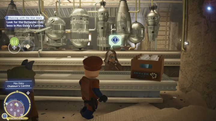 Go to Mos Eisley on Tatooine - LEGO Skywalker Saga: Dancing with the Star Wars - walkthrough - LEGO Skywalker Saga: Coruscant - Uscru district - LEGO Skywalker Saga Guide