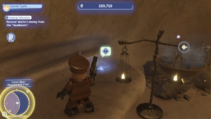 The next debtor will be in Tuanul Village on Jakku - LEGO Skywalker Saga: Wupiupi Whoopee - walkthrough - LEGO Skywalker Saga: Tatooine - Mos Espa - LEGO Skywalker Saga Guide