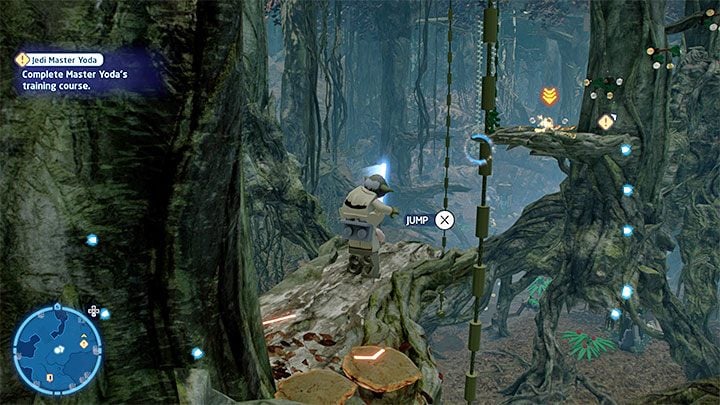 Positioning the crates correctly will allow you to jump on them and start climbing - LEGO Skywalker Saga: Hibernation Station - walkthrough - LEGO Skywalker Saga: Episode 5 - The Empire Strikes Back - LEGO Skywalker Saga Guide