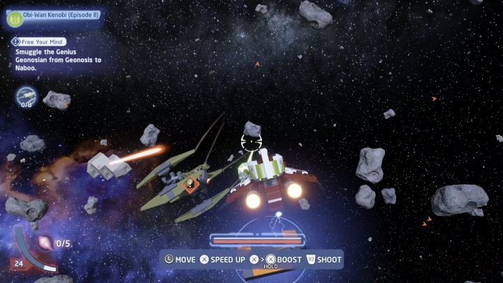 Use fast travel and select Naboo as your destination - LEGO Skywalker Saga: Free Your Mind - walkthrough - LEGO Skywalker Saga: Geonosis - UI Stalgasin - LEGO Skywalker Saga Guide