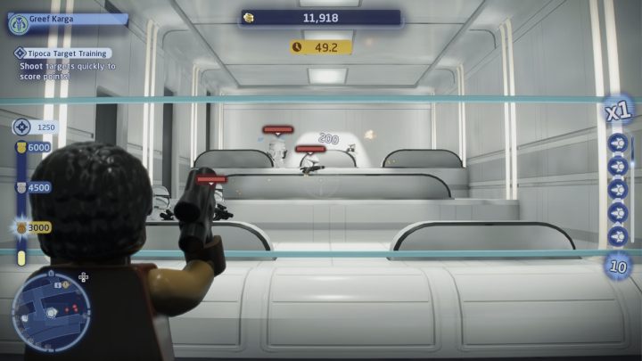 You have 60 seconds to gain as many points as possible - LEGO Skywalker Saga: Kamino - trials, walkthrough - LEGO Skywalker Saga: Trials - LEGO Skywalker Saga Guide