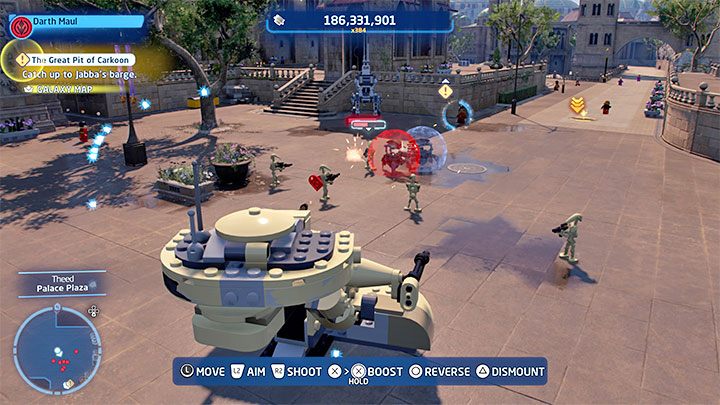 You will meet Theed Palace Guard, who will ask the heroes to repair the tank - LEGO Skywalker Saga: Theed - a list of all puzzles (part 2) - LEGO Skywalker Saga: Naboo - LEGO Skywalker Saga Guide