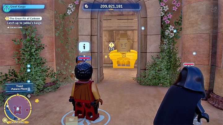 Now you have to explore the area for 2 more fragments and then move them with the help of the Force - LEGO Skywalker Saga: Theed - a list of all puzzles (part 2) - LEGO Skywalker Saga: Naboo - LEGO Skywalker Saga Guide