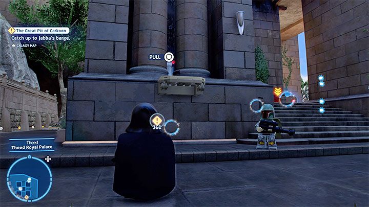Choose any character that can use the Force and examine the construction with the collectible in more detail - LEGO Skywalker Saga: Theed - a list of all puzzles (part 2) - LEGO Skywalker Saga: Naboo - LEGO Skywalker Saga Guide