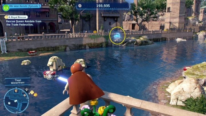 Collectible: Puzzle - Kyber Brick - LEGO Skywalker Saga: Theed - list of all puzzles - LEGO Skywalker Saga: Naboo - LEGO Skywalker Saga Guide