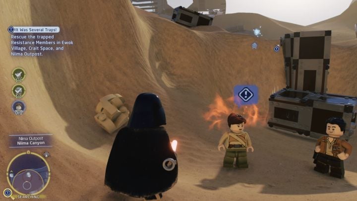 Finally, go to the Niima settlement on Jakku - LEGO Skywalker Saga: It Was Several Traps - walkthrough - LEGO Skywalker Saga: Crait facility - LEGO Skywalker Saga Guide