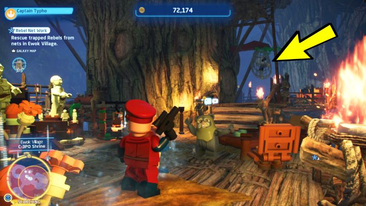 The 4th person is trapped by the C-3PO temple - LEGO Skywalker Saga: Rebel Net Work - walkthrough - LEGO Skywalker Saga: Challenges - LEGO Skywalker Saga Guide