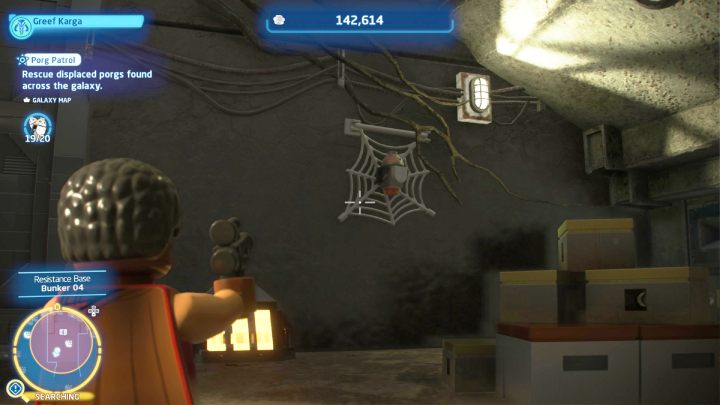 The porg is in bunker 4, on the wall - LEGO Skywalker Saga: Porg Patrol - walkthrough - LEGO Skywalker Saga: Challenges - LEGO Skywalker Saga Guide