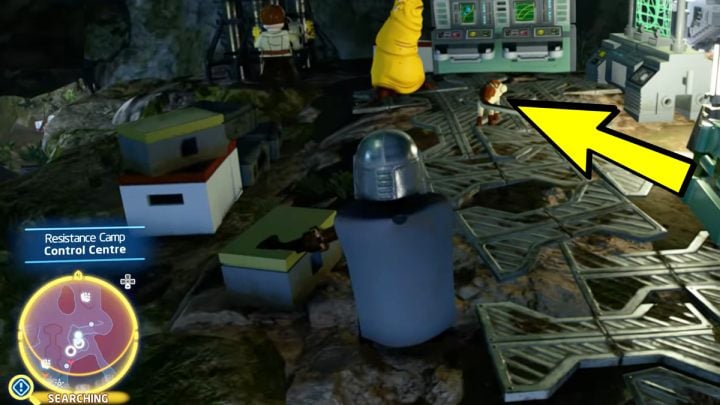 There's yet another brown chamaleon by the machines in the control center - LEGO Skywalker Saga: Reptile Revealer - walkthrough - LEGO Skywalker Saga: Challenges - LEGO Skywalker Saga Guide