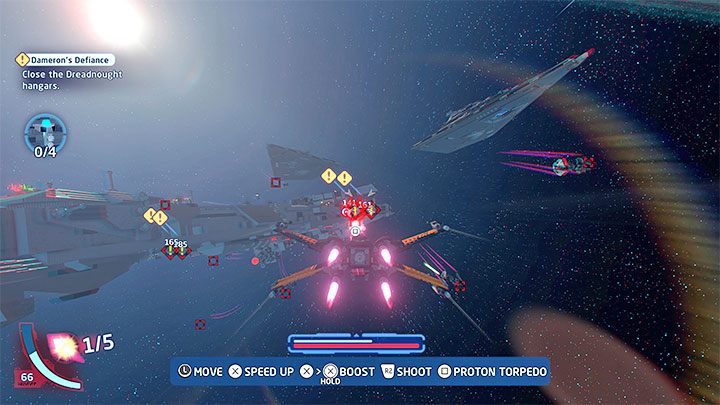 In the last part of the mission you'll be tasked with closing four of the dreadnought's hangars - LEGO Skywalker Saga: Damerons Defiance - walkthrough - LEGO Skywalker Saga: Episode 8 - The Last Jedi - LEGO Skywalker Saga Guide