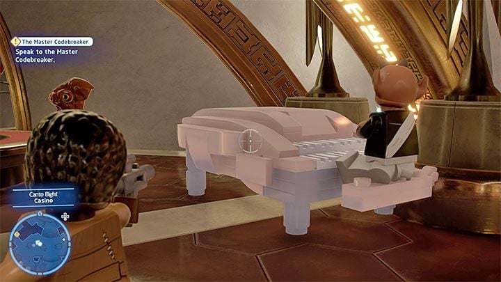 After landing, head to the northern part of the newly discovered location - LEGO Skywalker Saga: Master Codebreak-Out - walkthrough - LEGO Skywalker Saga: Episode 8 - The Last Jedi - LEGO Skywalker Saga Guide