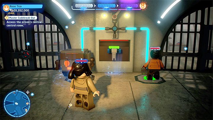 Find two red pressure plates (you may have to rebuild one of them) - LEGO Skywalker Saga: Master Codebreak-Out - walkthrough - LEGO Skywalker Saga: Episode 8 - The Last Jedi - LEGO Skywalker Saga Guide